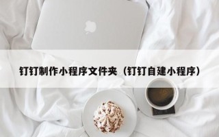 新乡钉钉制作小程序文件夹（钉钉自建小程序）